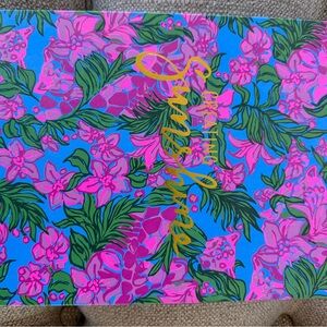 Lilly Pulitzer Creating Sunshine Floral Journal Notepad Pink + Green NEW